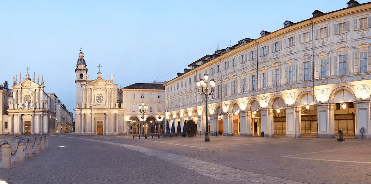Piazza Castello and the Royal Palace in Turin