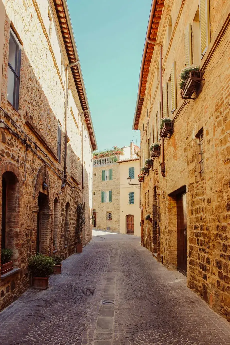The charming town of Montalcino steeped in culture and tradition